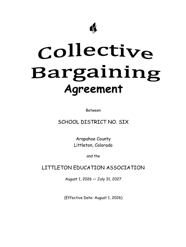 LEA Collective Bargaining Agreement 2025-2027